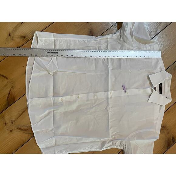 Ben Sherman mens the original white button down shirt. stretch. Size 17. - Picture 6 of 6